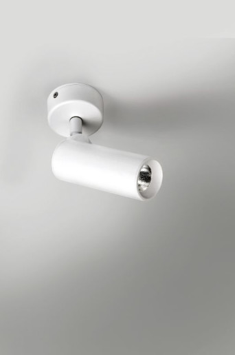 Haul Ø4 - Spot aplicat cilindric alb ajustabil